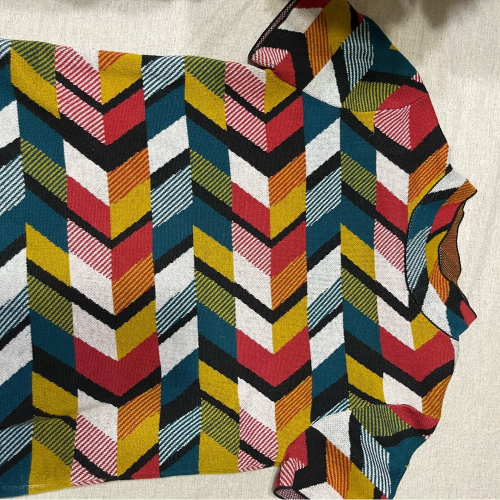 Colorful Chevron Pattern Sweater